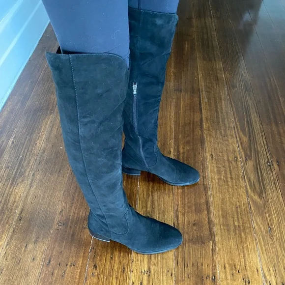 Midas Black Suede over the knee boots size 37 brand new - Picture 9 of 10